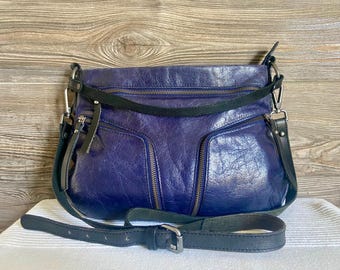 Tano Vintage Genuine Leather Shoulder Bag Two Handles black  TANO Genuine Leather Bag display picture 1