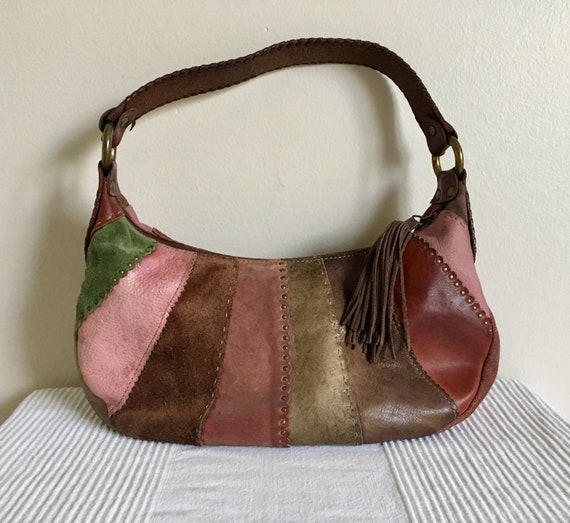 fossil patchwork purse