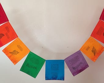 Julian of Norwich, Hildegard of Bingen Prayer Flag. All proceeds to families in Juarez. (3+ 10% off.) We can enclose a gift note.