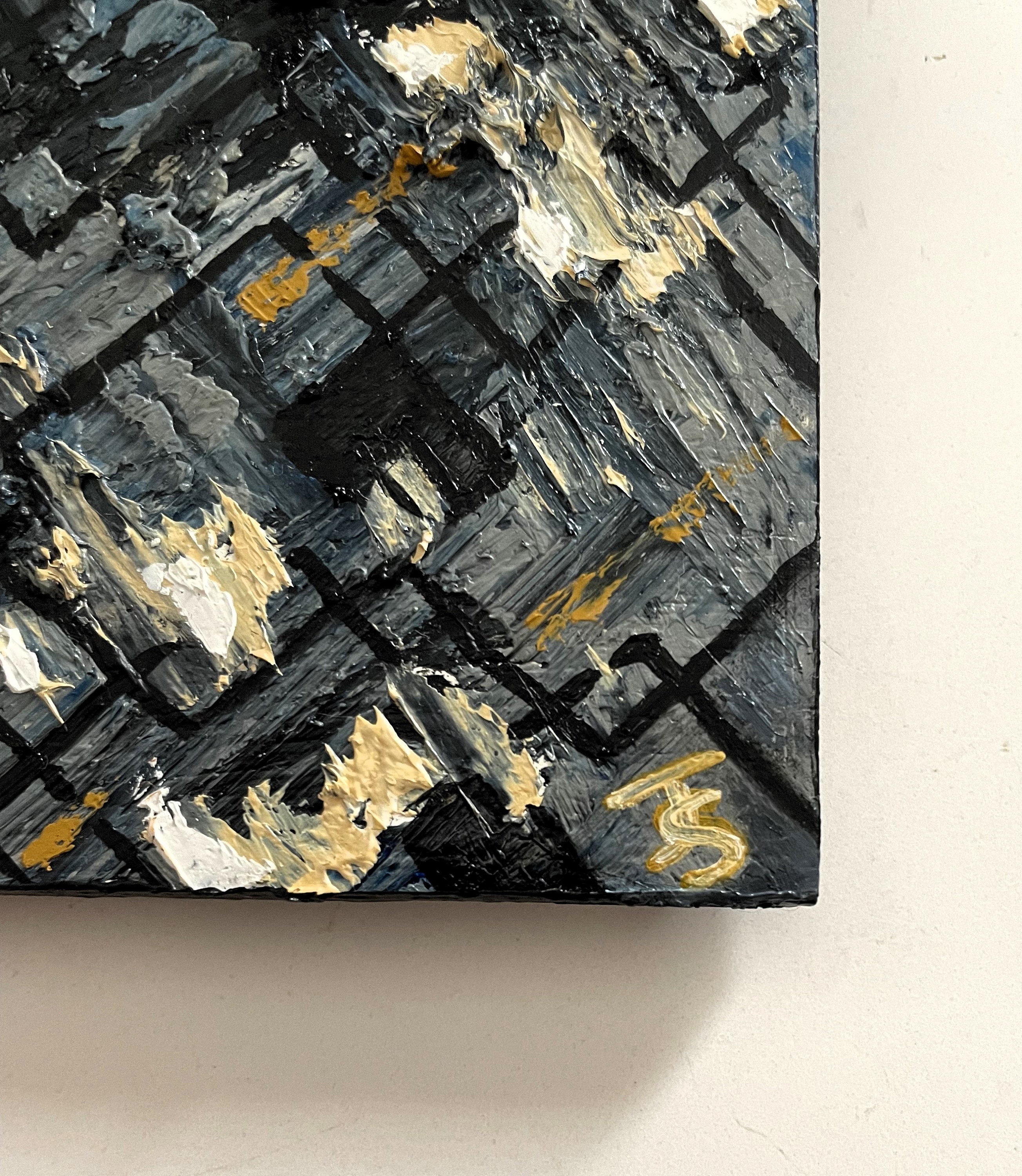 Repitition Abstract Designs Repetition - Abstract Oil Painting on Wood - Joanne Stowell - Etsy