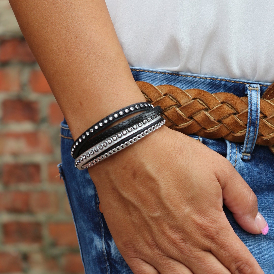 PRY Stannum Leather Bracelet 、Ring Stannum Leather Ring 001 [Silver] – PRY