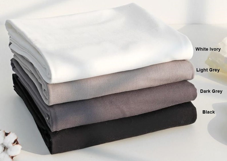 French Baby Terry Knit Fabric in 34 Colors By The Yard Etsy