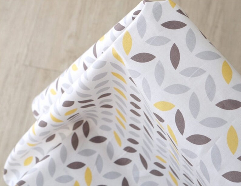 Laminated Cotton Fabric Leaf By The Yard