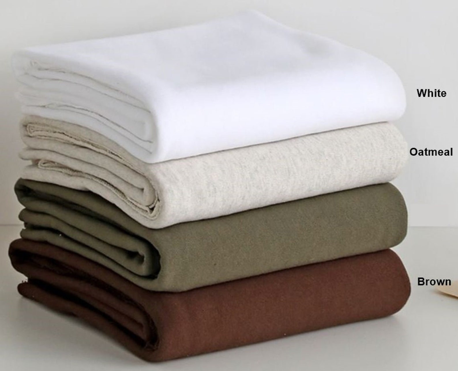French Heavy Terry Knit Fabric in 13 Colors By The Yard Etsy
