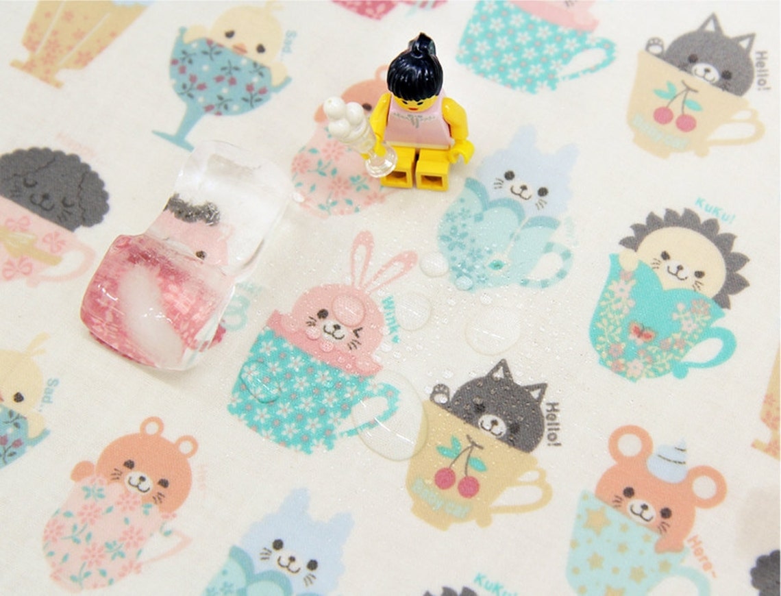 Laminated Cotton Fabric Hamsters By The Yard Etsy