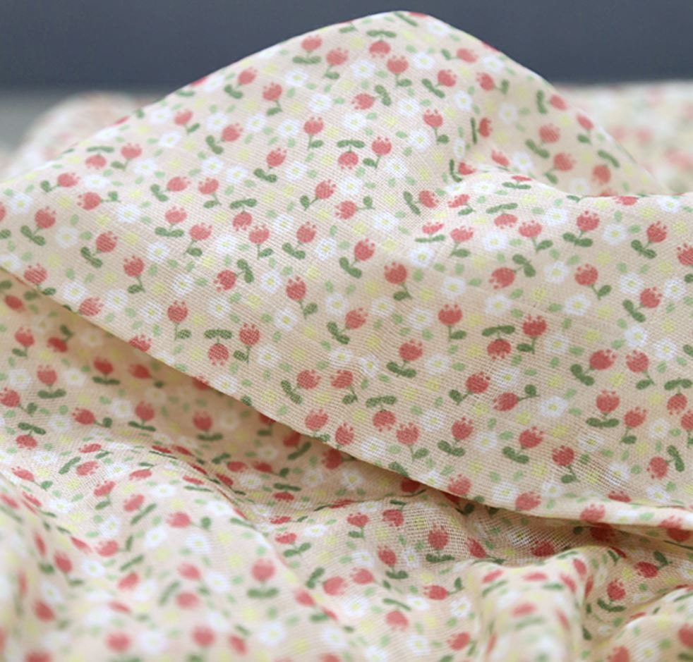 Double Gauze Fabric By The Yard Etsy