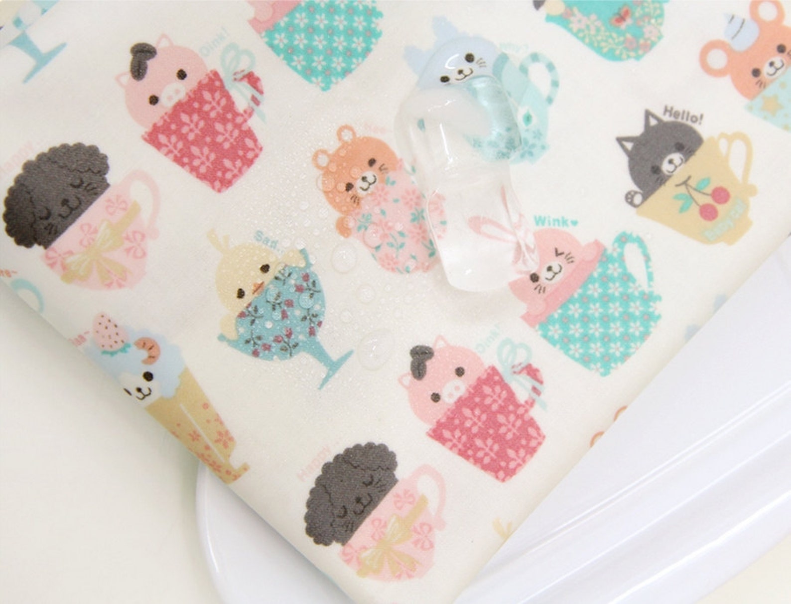 Laminated Cotton Fabric Hamsters By The Yard Etsy
