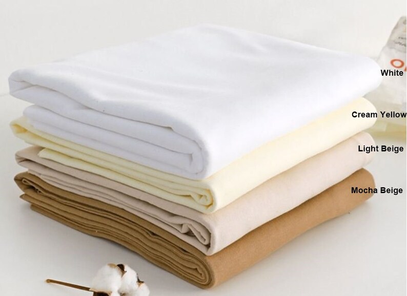 French Baby Terry Knit Fabric in 34 Colors By The Yard Etsy