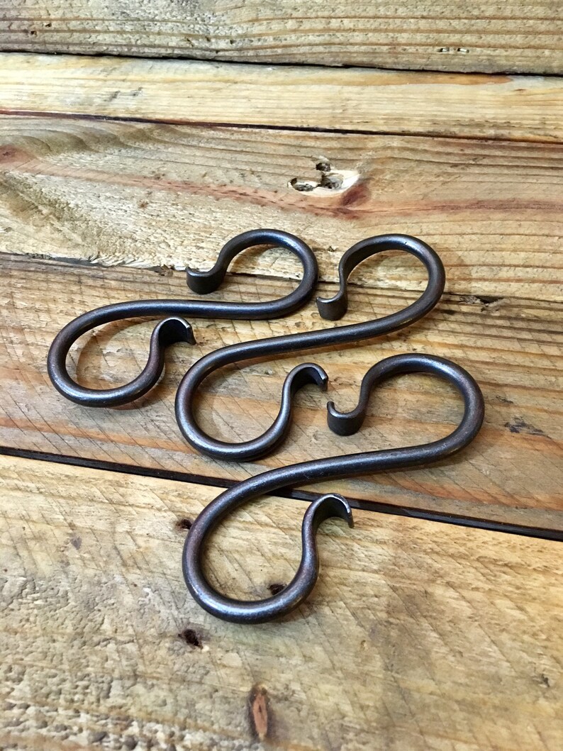 Small S Hookss Hook Planter Hooks Set of 3 Small S Hooks Etsy