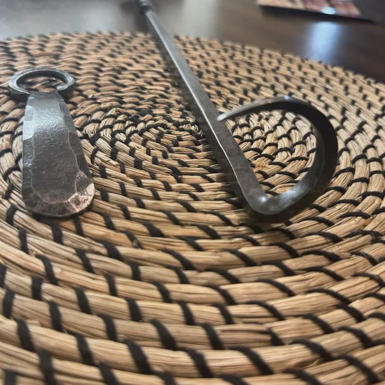 Hand forged Steak Turner, Meat flipper image 6