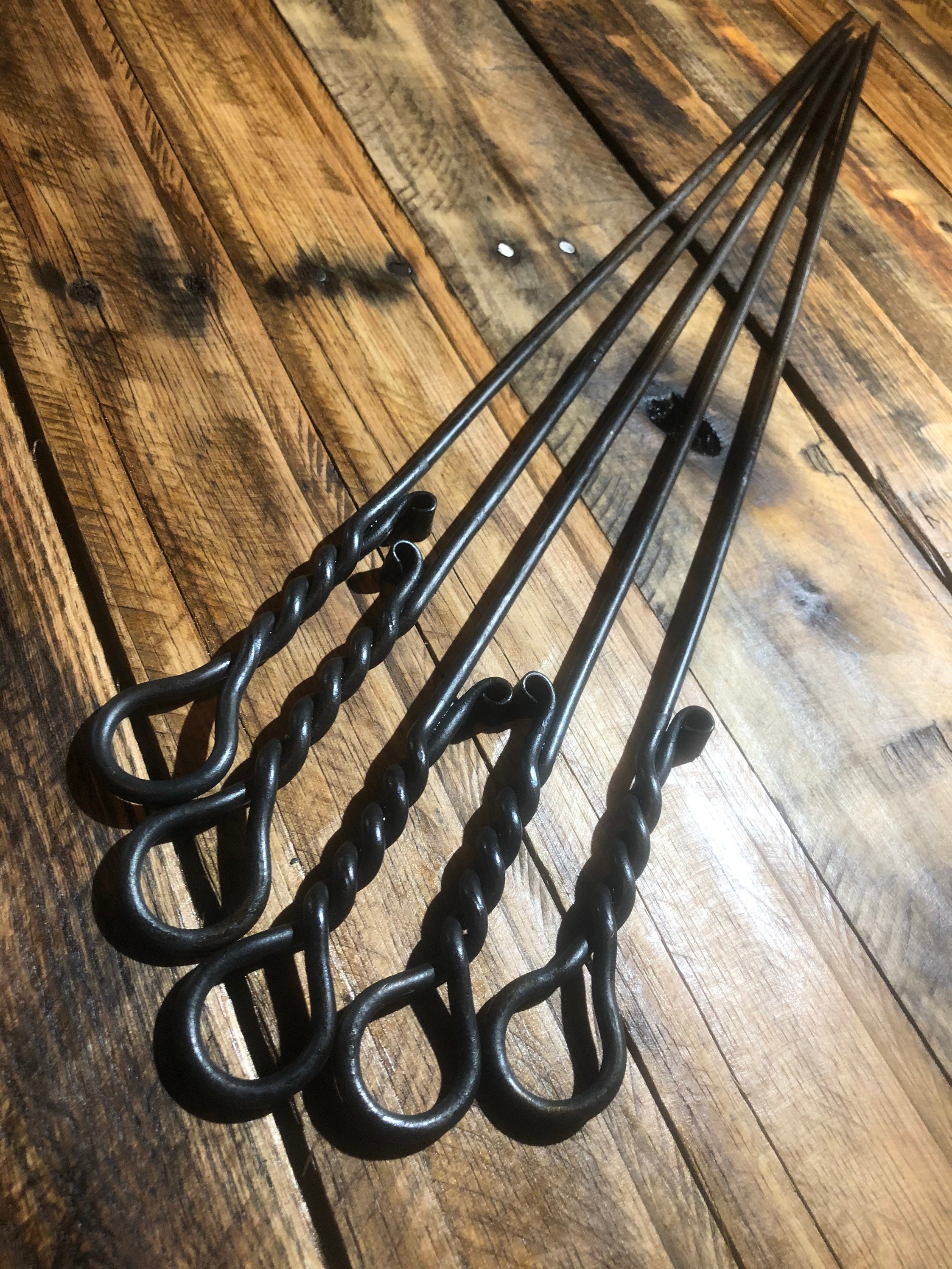 Hand Forged Camp Set With Frypan, Spider, Trivet and Gridiron 