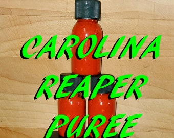 Carolina Reaper/Ghost Pepper/Moruga/Habanero various Purees available! 1 ounce each