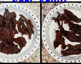 Carolina Reaper Pepper Beef Jerky flavor packed with World's HOTTEST. 2 ounces of Etsy's Hottest Jerky. Succulent, sweet and savory Jerky.