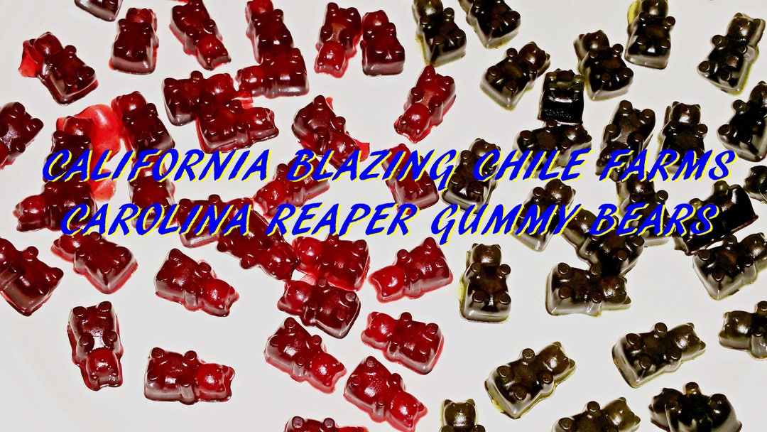 Carolina Reaper Gummy Bears/roundsworld's Hottest Gummiespure Torture