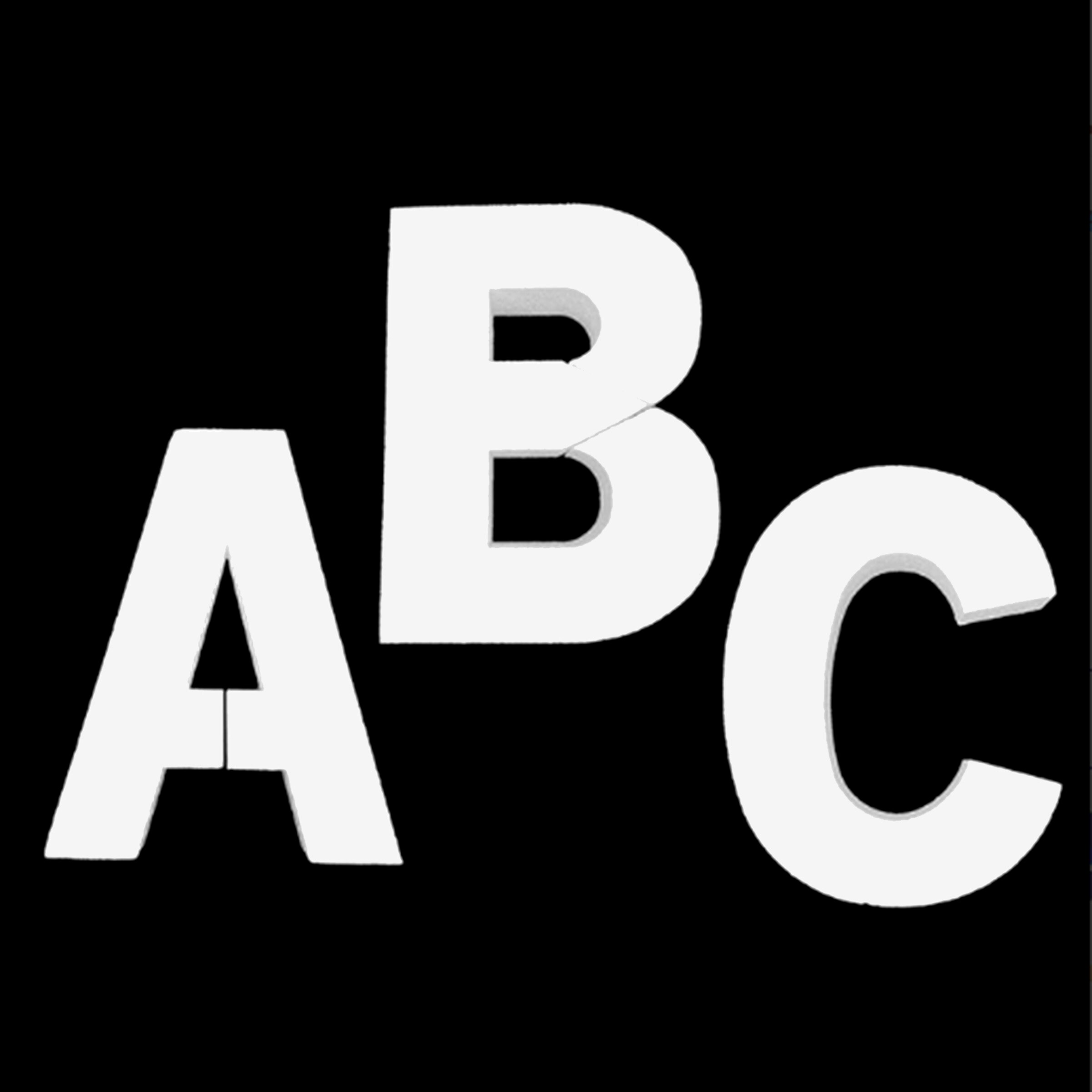Inch Foam Letters
