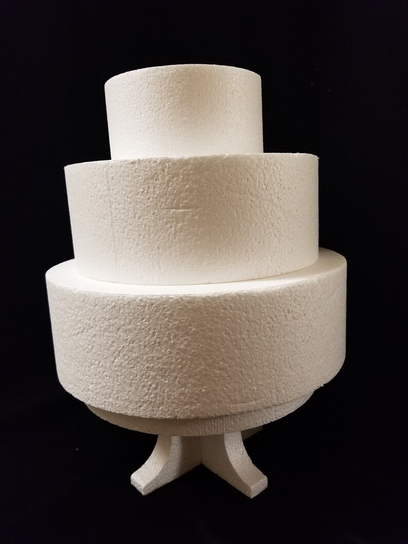 3 Tier Dummy Cake With Stand Etsy UK