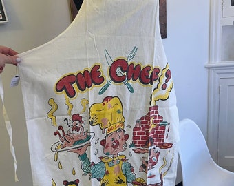 MCM Kitsch Apron, I'm The Chef,  Kitschy BBQ Barbecue Apron GRILL