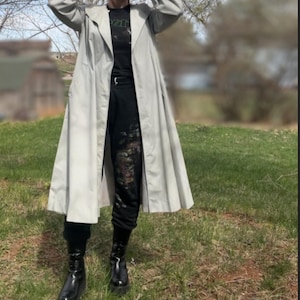 Vintage Trench Coat, Jacket, neutral, 1990s 80s