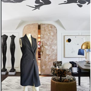 Sleeveless Blazer Dress, Y2k 90s, Preppy