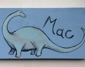 Dinosaur 'Brachiosaurus' door plaque