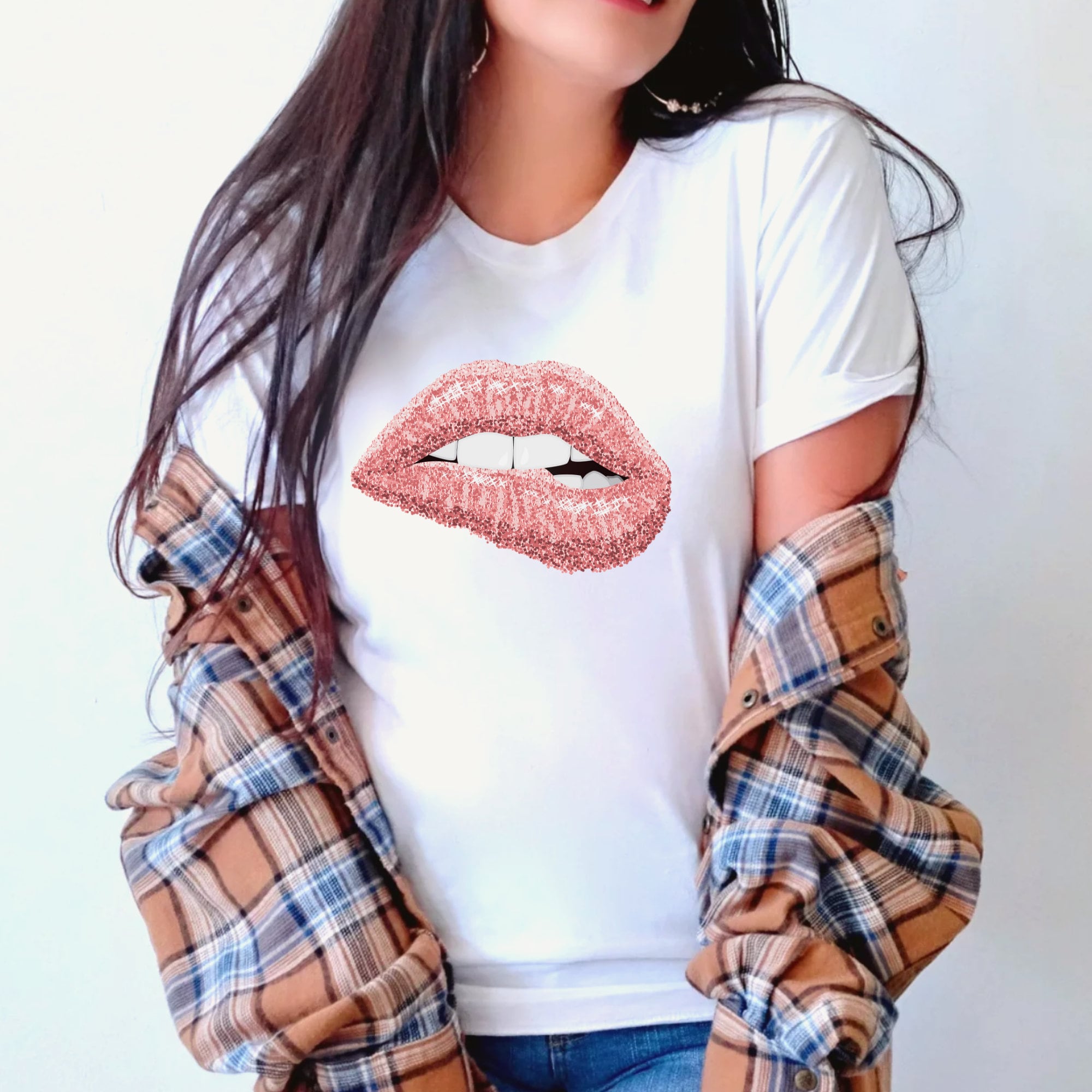 Cheap Dripping Lips Biting Leopard Pattern Louis Vuitton T Shirt