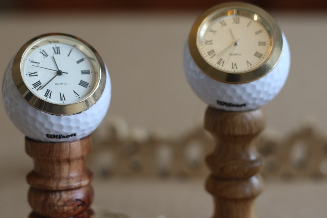 Golf Ball Clock Etsy