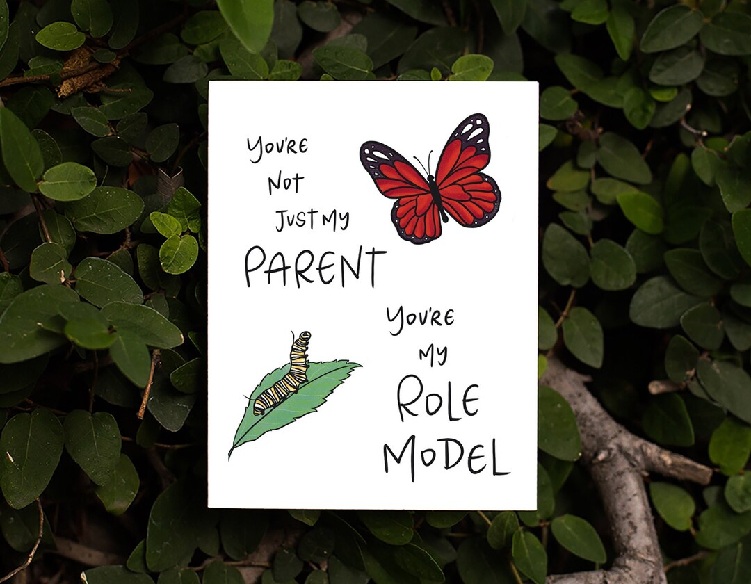 Role Model Parent Card Celebrate Parents Nonbinary Parent Etsy