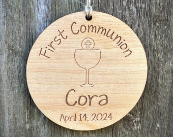 First Communion Gift: Personalized 1st Communion Ornament
