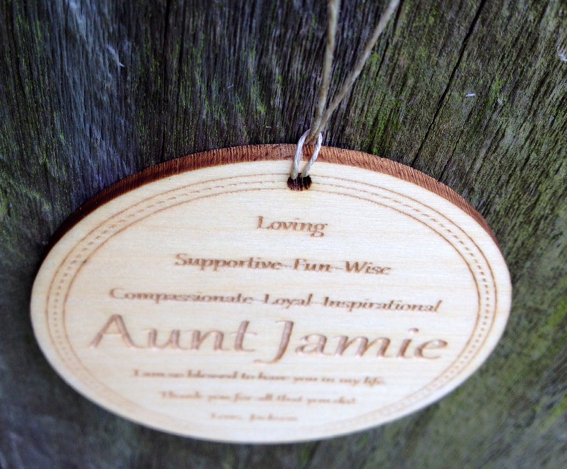 Personalized Aunt Ornament Christmas Gift for Aunt Etsy