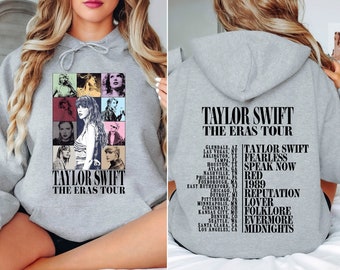 Two Sided Eras Tour Concert Hoodie, Swiftie Merch, Eras Tour Movie Shirt, Reputation Era Inspired Shirt, Swifties Fan Gifts, Eras Tour Dupe