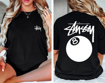 Stussy 8 Ball Shirt, Beefy-T Ball 8 Pool Shirt, Biljart Inspiratie Shirt