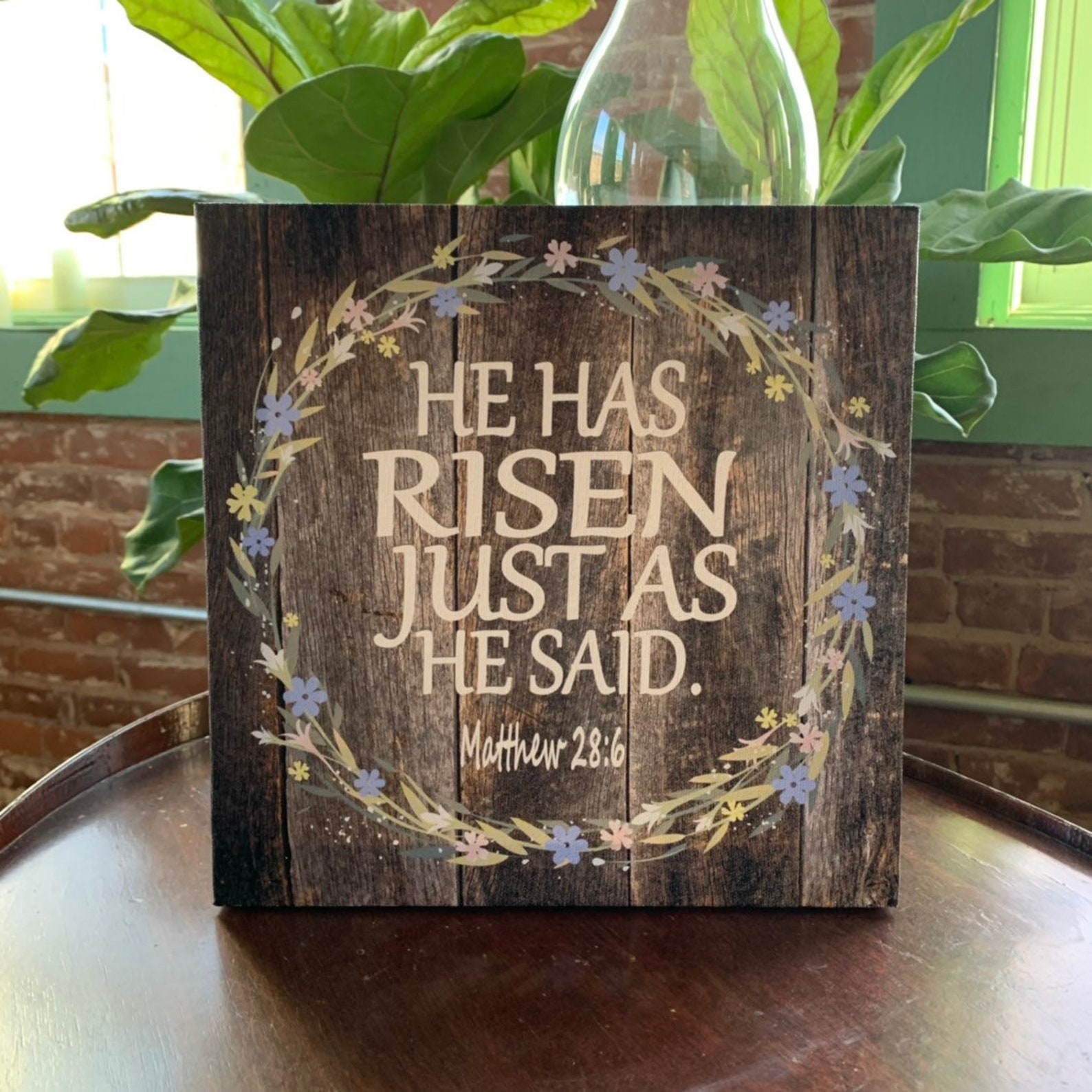 He Has Risen Just as He Said Easter Matthew 286 Customized Etsy