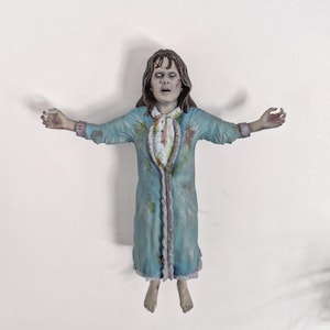 12" Painted Exorcist levitating Regan Wall Hanger Statue image 6