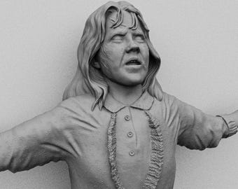 12" Exorcist levitating Regan Wall Hanger Statue