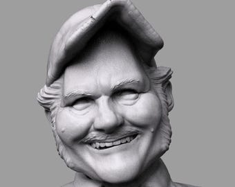 Quint resin Jaws bust