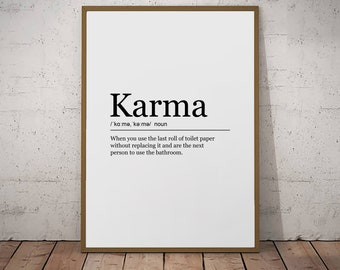 Nazar Dictionary Definition Minimalist Wall Art Modern Framed Print Funny