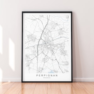 Perpagnol Stadt Karte Frankreich Print Poster Minimalist Home Decor Perpagnol Stadt Karte Frankreich Karte Poster Wand Kunst Decor