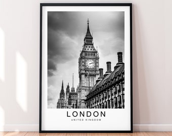 London Print Poster Print Poster Parliament Print Minimalist Home Travel Poster Wall Decor