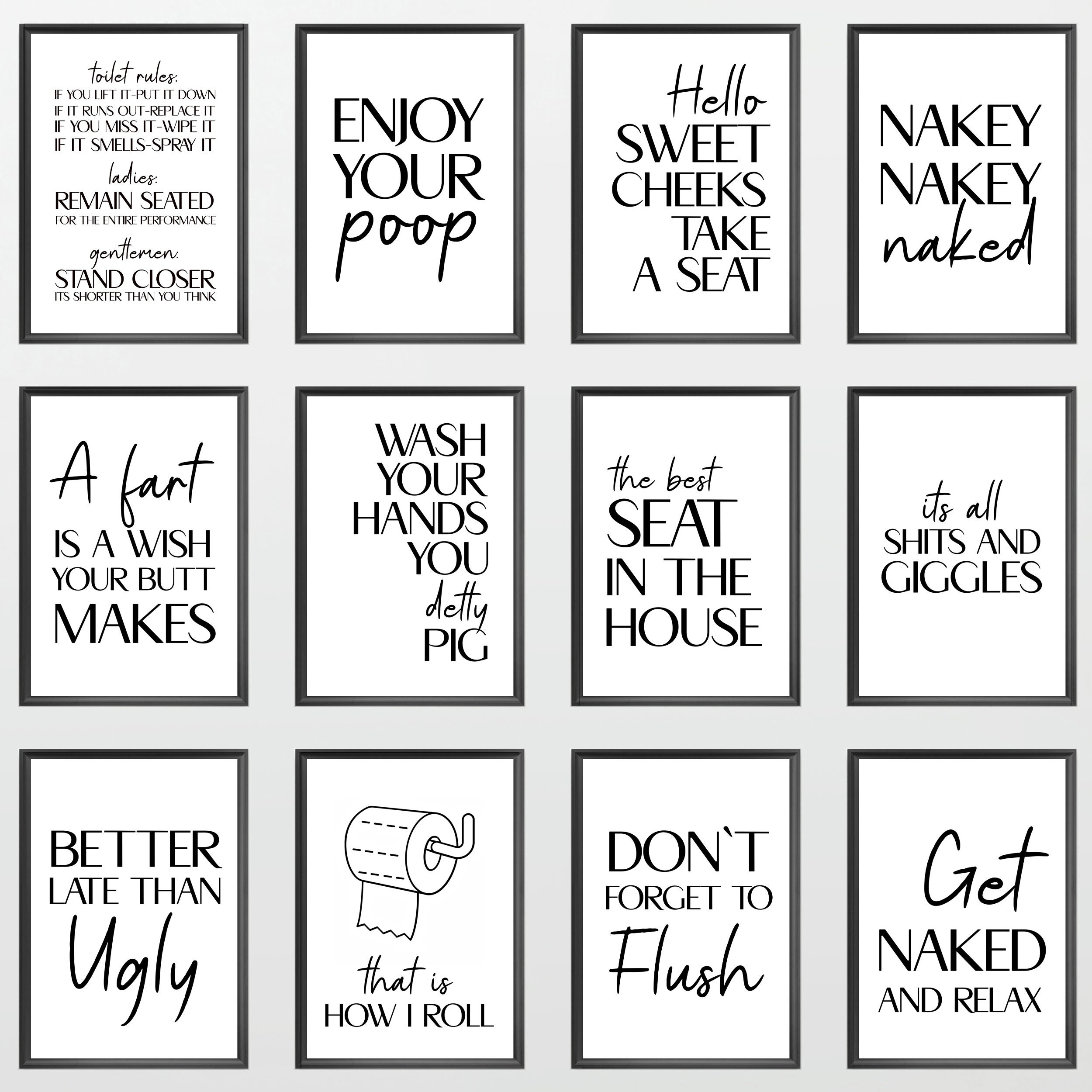 Bathroom Print Unframed Print Poster Home D??cor Gift - Etsy
