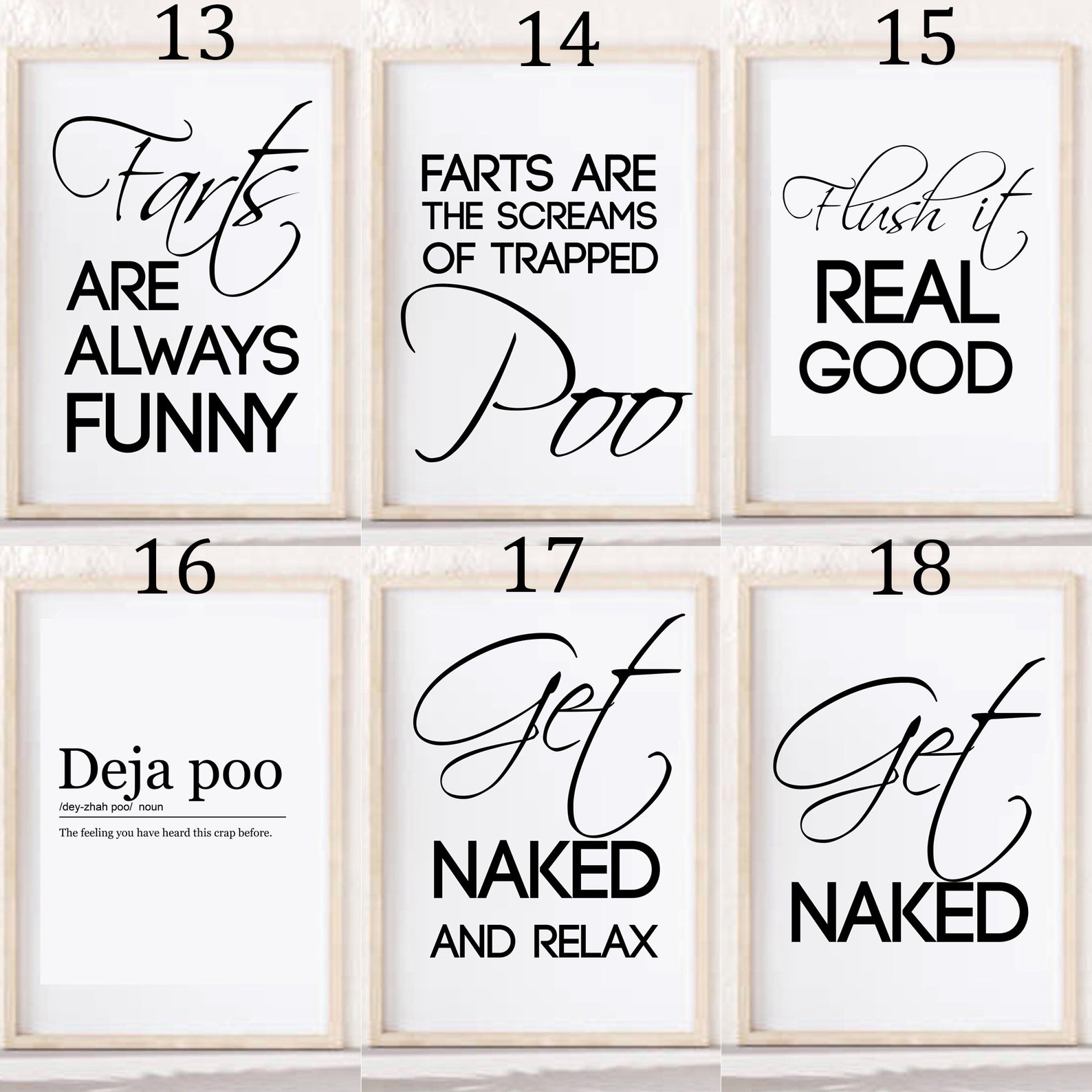 Bathroom Print Unframed Print Poster Home D??cor Gift | Etsy