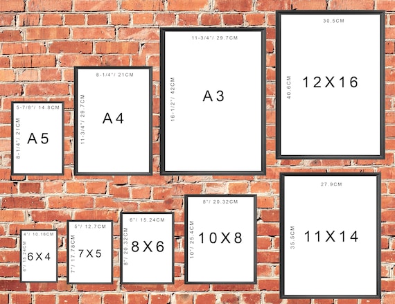 Four Hearts Love Line Art Poster Wall Art Minimalist Family Love