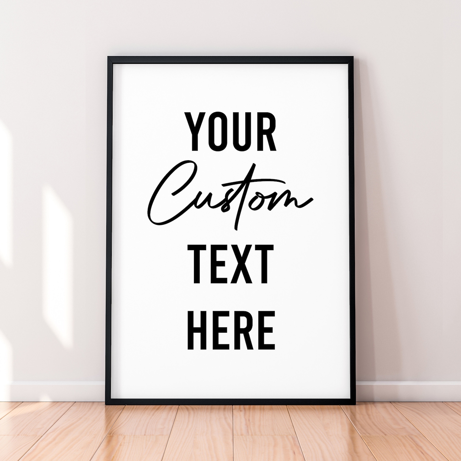Your Custom Print Text Here Song lyrics Slogans Texts Etsy