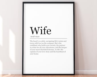 Vrouw plezier liefdevolle afdrukdefinitie poster kunst aan de muur vrouw waardering betekenis minimalistische cadeau-afdruk