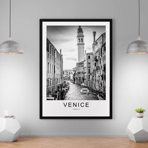 Venice Italy Print Minimalist Home Travel Poster Wall Decor