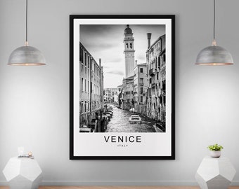 Venice Italy Print Minimalist Home Travel Poster Wall Decor