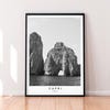 Image showcasing Ulaanbaatar City Map Print Poster Minimalist Home Decor Ulaanbaatar ...