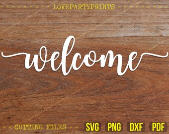 Welcome svg  Etsy