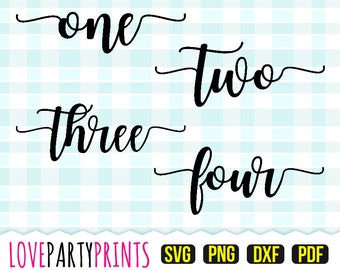 Table Numbers Svg Etsy