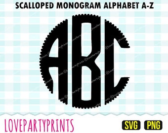 Monogramma smerlato SVG, Monogramma smerlato PNG, Monogramma SVG, Lettere monogramma SVG, File di taglio e file clipart, 781