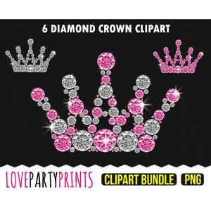 Archivos PNG de coronas de diamantes, imágenes prediseñadas de coronas de diamantes de imitación, coronas de diamantes rosas y blancas, tacones de diamantes rosas, imágenes prediseñadas de coronas de diamantes, CA84